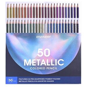 Brutfuner 50 Metallic Colored Pencils